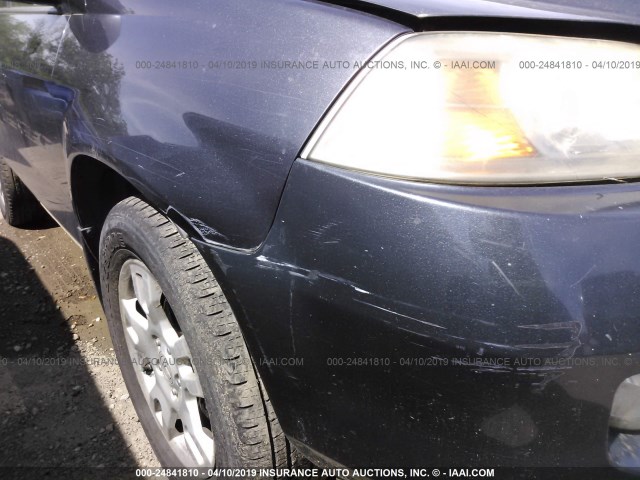 2HNYD18664H533620 - 2004 ACURA MDX TOURING GRAY photo 6