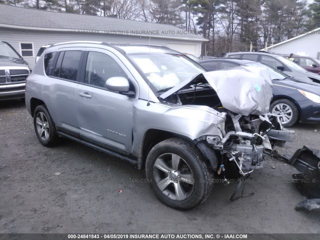 1C4NJDEB8GD793720 - 2016 JEEP COMPASS LATITUDE SILVER photo 1