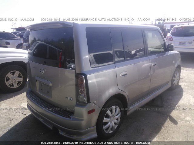 JTLKT324940156842 - 2004 TOYOTA SCION XB 灰色 照片 4