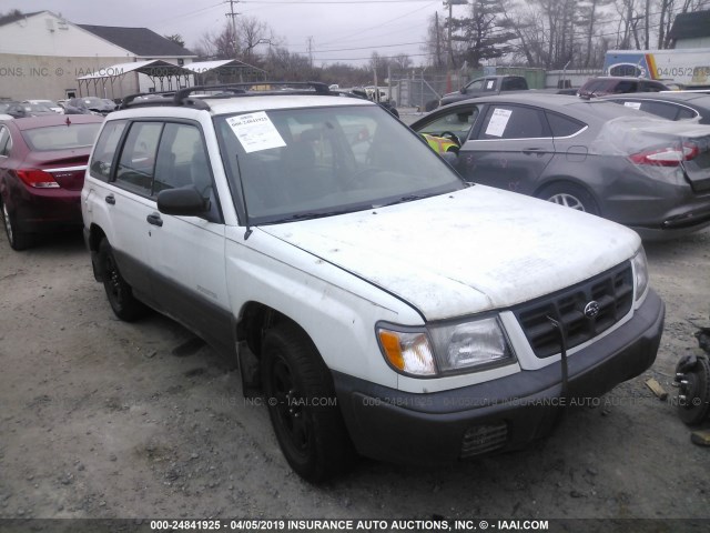 JF1SF6357XH738719 - 1999 SUBARU FORESTER L WHITE photo 1