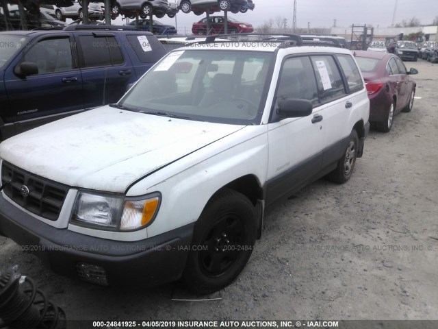 JF1SF6357XH738719 - 1999 SUBARU FORESTER L WHITE photo 2