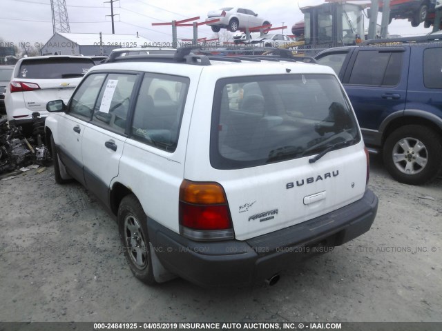 JF1SF6357XH738719 - 1999 SUBARU FORESTER L WHITE photo 3