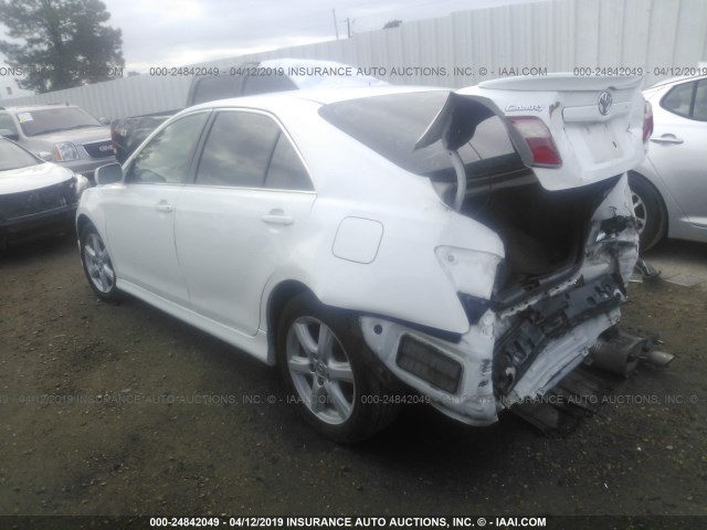 4T1BE46K97U661650 - 2007 TOYOTA CAMRY NEW GENERAT CE/LE/XLE/SE WHITE photo 3