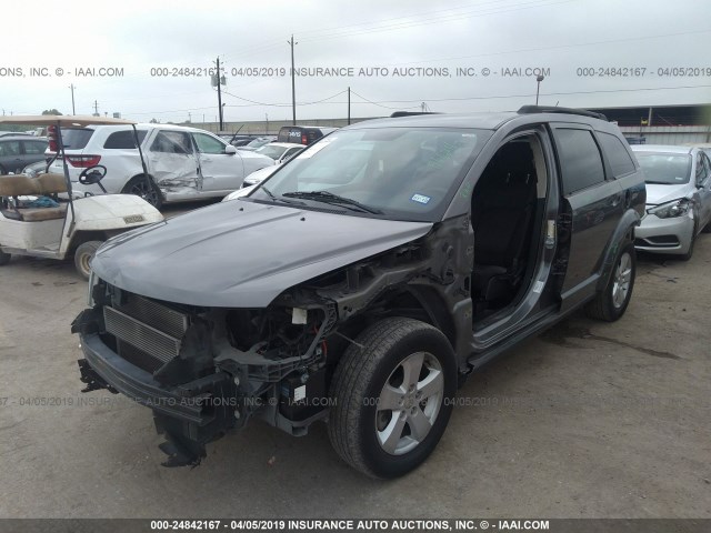 3C4PDCBB7CT395028 - 2012 DODGE JOURNEY SXT GRAY photo 2