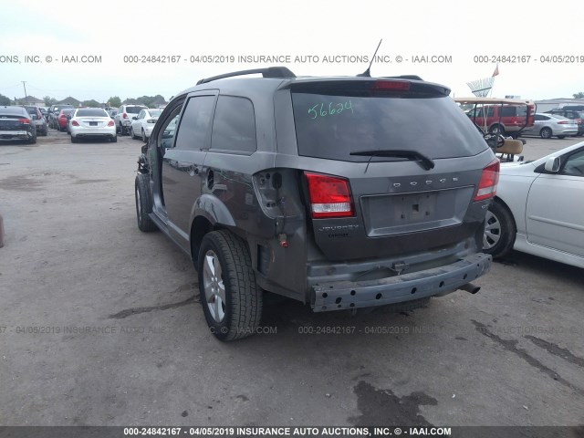 3C4PDCBB7CT395028 - 2012 DODGE JOURNEY SXT GRAY photo 3