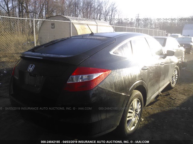 5J6TF3H59CL004414 - 2012 HONDA CROSSTOUR EXL BLACK photo 4