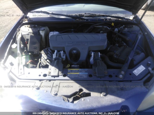 2G2WP552481142563 - 2008 PONTIAC GRAND PRIX BLUE photo 10