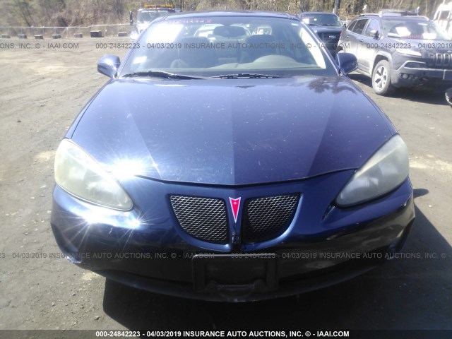 2G2WP552481142563 - 2008 PONTIAC GRAND PRIX BLUE photo 6