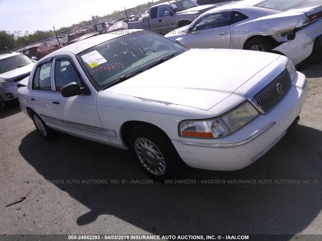 2MEFM74W23X683765 - 2003 MERCURY GRAND MARQUIS GS WHITE photo 1