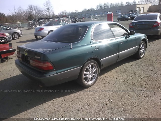 JT8BF12G8T0154708 - 1996 LEXUS ES 300 GREEN photo 4