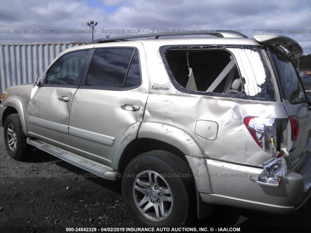 5TDBT48A75S247332 - 2005 TOYOTA SEQUOIA LIMITED GOLD photo 6