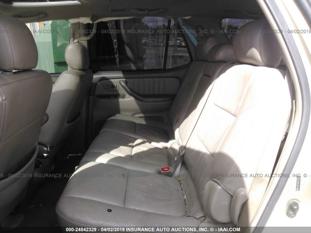 5TDBT48A75S247332 - 2005 TOYOTA SEQUOIA LIMITED GOLD photo 8