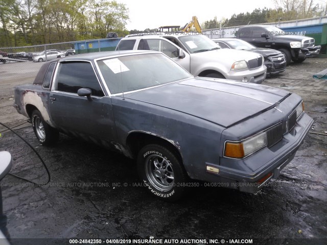 1G3GM11Y6JP306240 - 1988 OLDSMOBILE CUTLASS SUPREME CLASSIC BROUGHAM GRAY photo 1