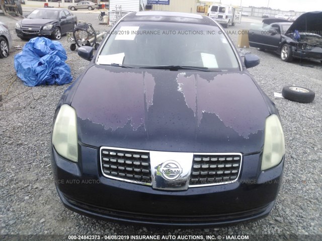 1N4BA41E76C836117 - 2006 NISSAN MAXIMA SE/SL BLUE photo 6