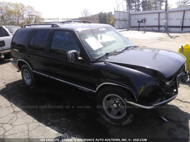 1GNCS13W5T2145824 - 1996 CHEVROLET BLAZER BLACK photo 1