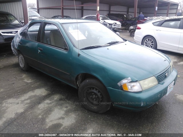 1N4AB41D9VC774248 - 1997 NISSAN SENTRA XE/GXE/GLE/BASE GREEN photo 1