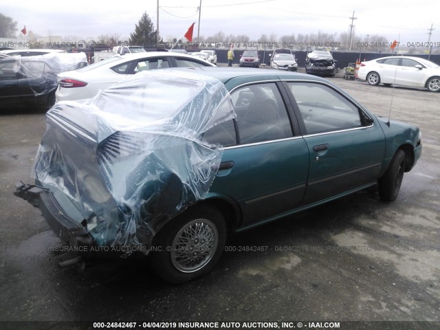 1N4AB41D9VC774248 - 1997 NISSAN SENTRA XE/GXE/GLE/BASE GREEN photo 4