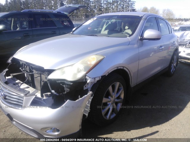 JNKAJ09F98M351565 - 2008 INFINITI EX35 JOURNEY SILVER photo 2