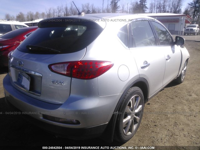 JNKAJ09F98M351565 - 2008 INFINITI EX35 JOURNEY SILVER photo 4