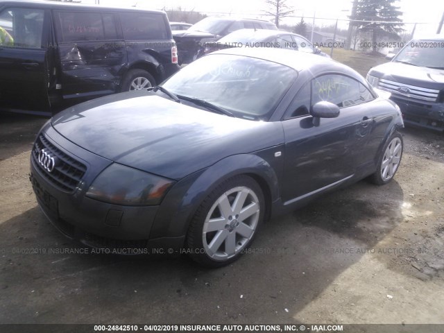 TRUWT28N931017607 - 2003 AUDI TT QUATTRO GRAY photo 2