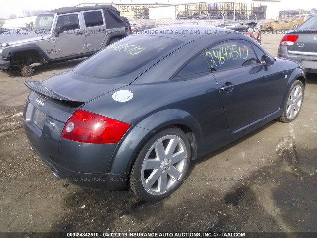 TRUWT28N931017607 - 2003 AUDI TT QUATTRO GRAY photo 4