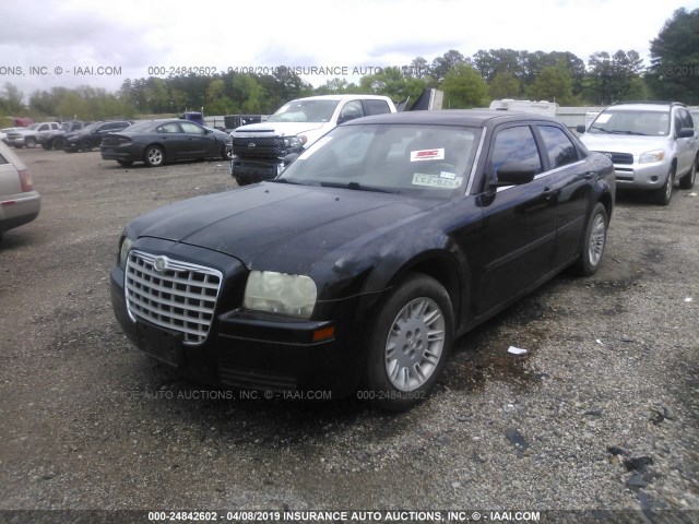 2C3KA43R46H367029 - 2006 CHRYSLER 300 BLACK photo 2