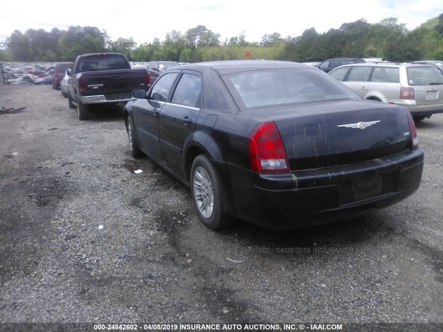 2C3KA43R46H367029 - 2006 CHRYSLER 300 BLACK photo 3