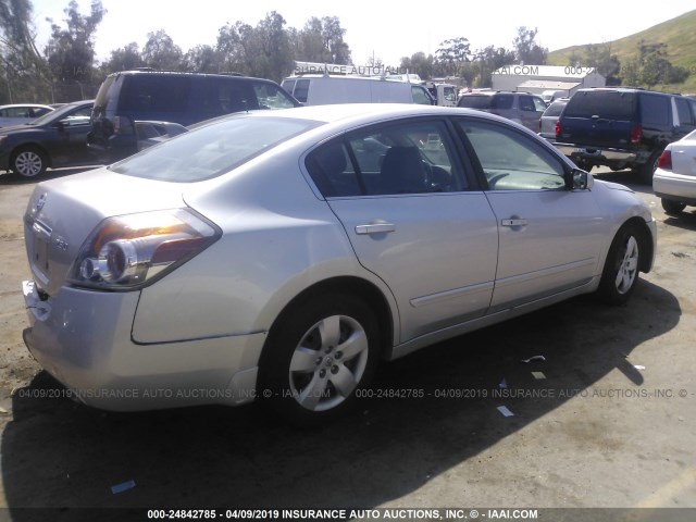 1N4AL21E98N472610 - 2008 NISSAN ALTIMA 2.5/2.5S SILVER photo 4