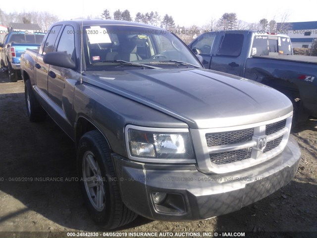 1D7HW38K88S592780 - 2008 DODGE DAKOTA SXT GRAY photo 6