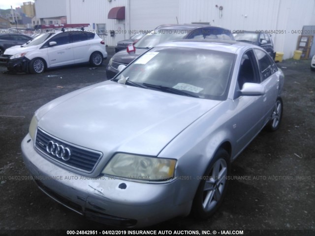 WAUEH64B91N033321 - 2001 AUDI A6 2.8 QUATTRO GRAY photo 2