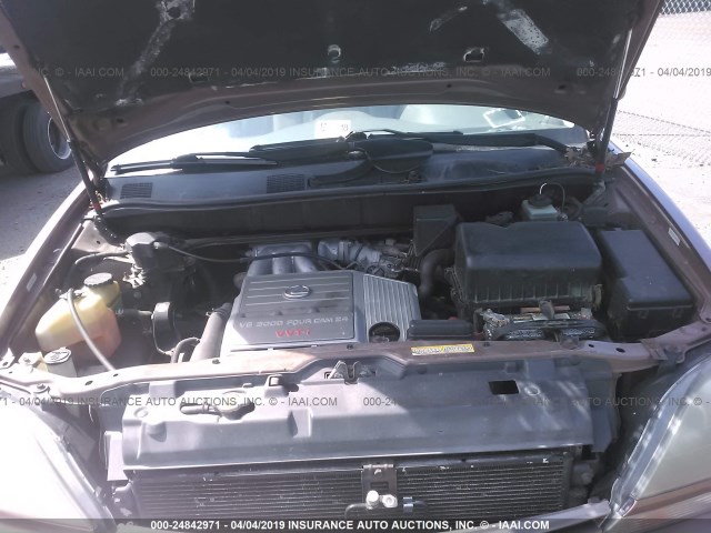 JT6HF10UXX0057365 - 1999 LEXUS RX 300 BROWN photo 10