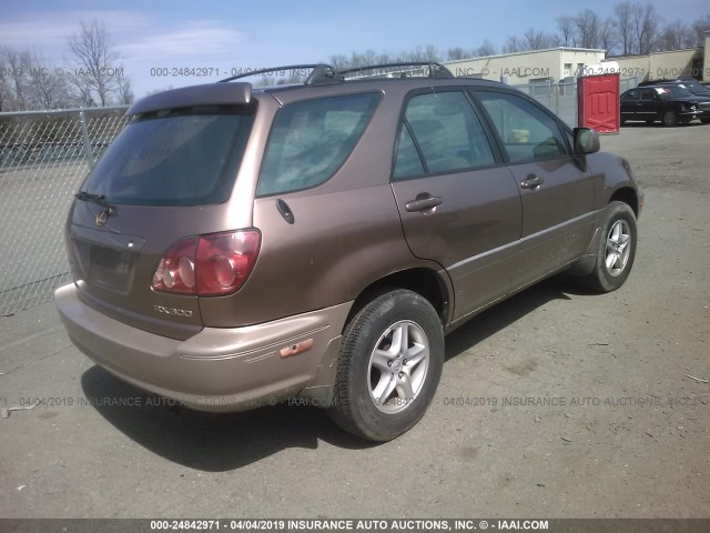 JT6HF10UXX0057365 - 1999 LEXUS RX 300 BROWN photo 4