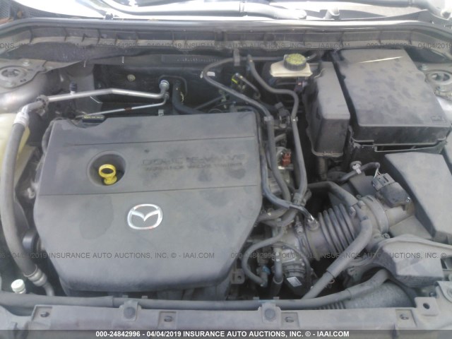 JM1BL1S61A1123387 - 2010 MAZDA 3 S GRAY photo 10