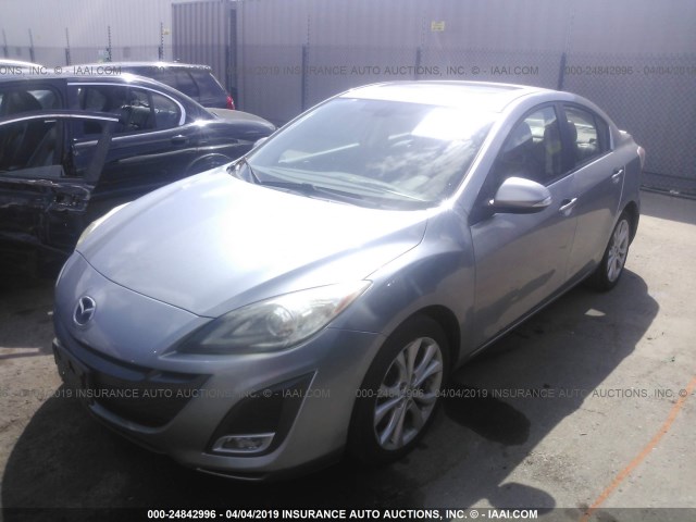 JM1BL1S61A1123387 - 2010 MAZDA 3 S GRAY photo 2