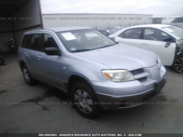 JA4LX31F85U041273 - 2005 MITSUBISHI OUTLANDER LS SILVER photo 1