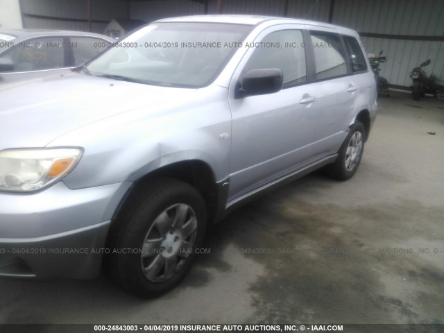 JA4LX31F85U041273 - 2005 MITSUBISHI OUTLANDER LS SILVER photo 6