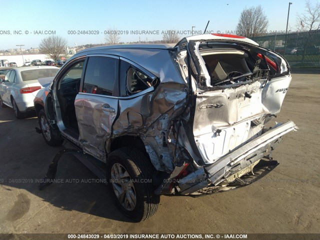 2HKRM4H7XFH636120 - 2015 HONDA CR-V EXL SILVER photo 3