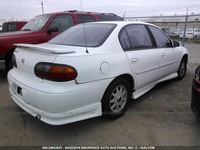 1G1NE52M7W6197106 - 1998 CHEVROLET MALIBU LS WHITE photo 4