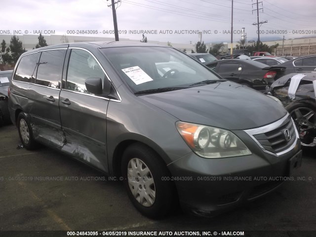 5FNRL38238B039216 - 2008 HONDA ODYSSEY LX GRAY photo 1