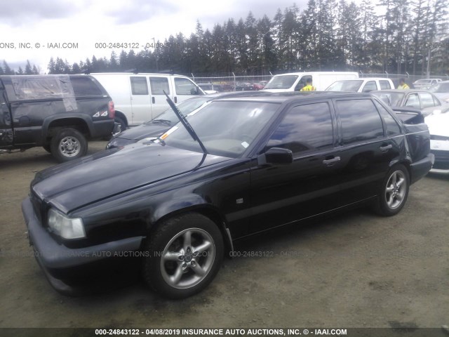 YV1LS5823V2369225 - 1997 VOLVO 850 R BLACK photo 2