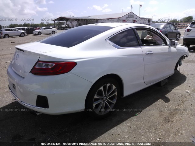 1HGCT2B87FA001640 - 2015 HONDA ACCORD EXL WHITE photo 4