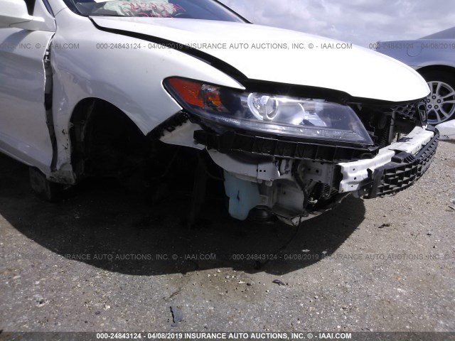 1HGCT2B87FA001640 - 2015 HONDA ACCORD EXL WHITE photo 6