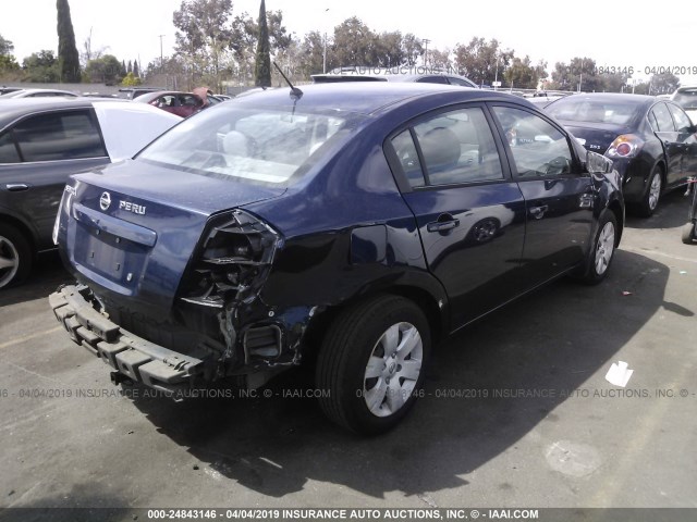 3N1AB61E99L610221 - 2009 NISSAN SENTRA 2.0/2.0S/2.0SL BLUE photo 4