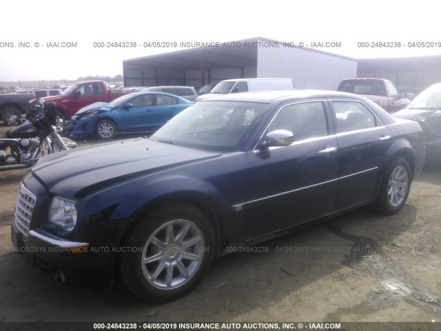 2C3LA63H76H199586 - 2006 CHRYSLER 300C Dark Blue photo 2