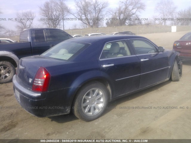 2C3LA63H76H199586 - 2006 CHRYSLER 300C Dark Blue photo 4