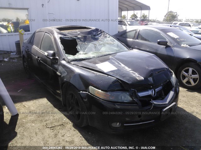 19UUA66237A024518 - 2007 ACURA TL BLACK photo 1