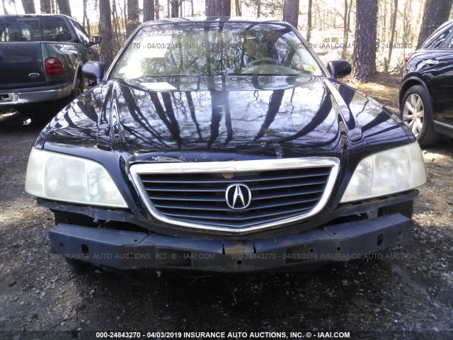 JH4KA96644C007588 - 2004 ACURA 3.5RL BLACK photo 6