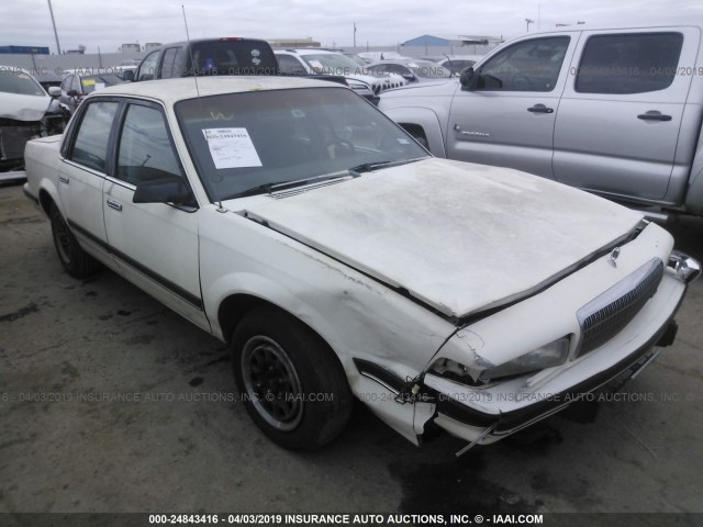 3G4AG54N9NS624734 - 1992 BUICK CENTURY SPECIAL WHITE photo 1