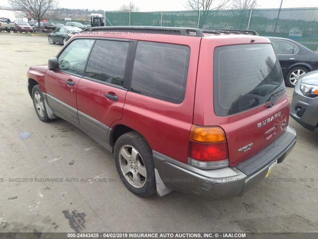JF1SF6552XH720688 - 1999 SUBARU FORESTER S/S LIMITED RED photo 3