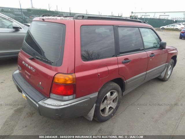 JF1SF6552XH720688 - 1999 SUBARU FORESTER S/S LIMITED RED photo 4